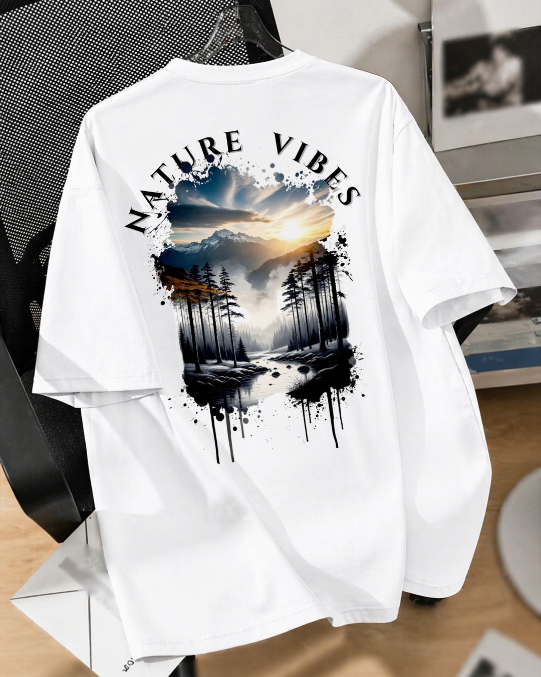 Nature Vibes Oversized Fit T-Shirt