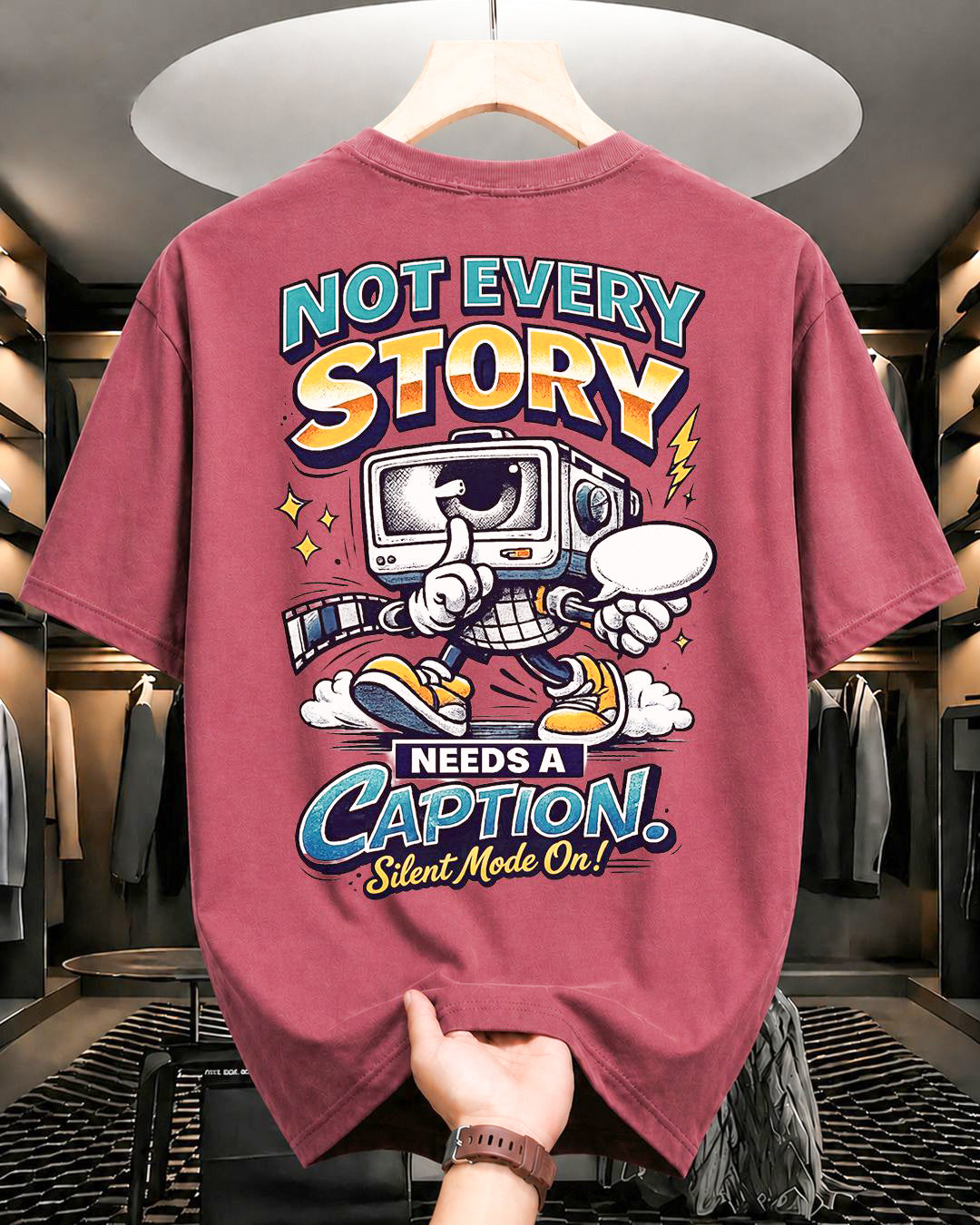 Silent Story Oversized Fit T-Shirt
