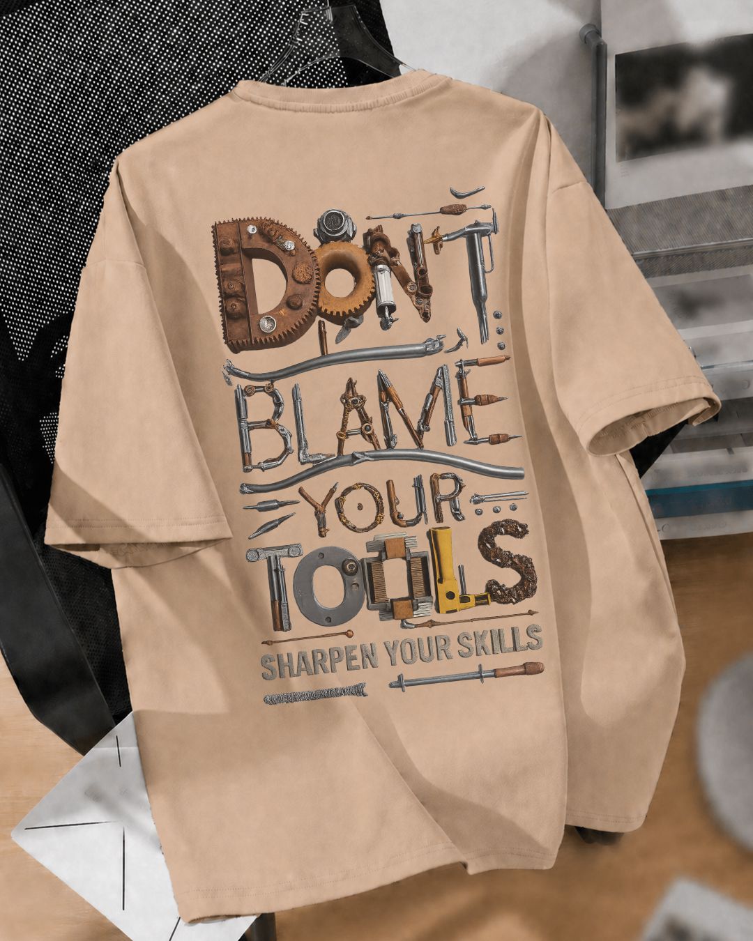 Build Your Skills Oversized Fit T-Shirt