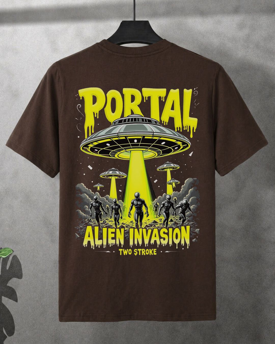 Alien Invasion Oversized Fit T-Shirt
