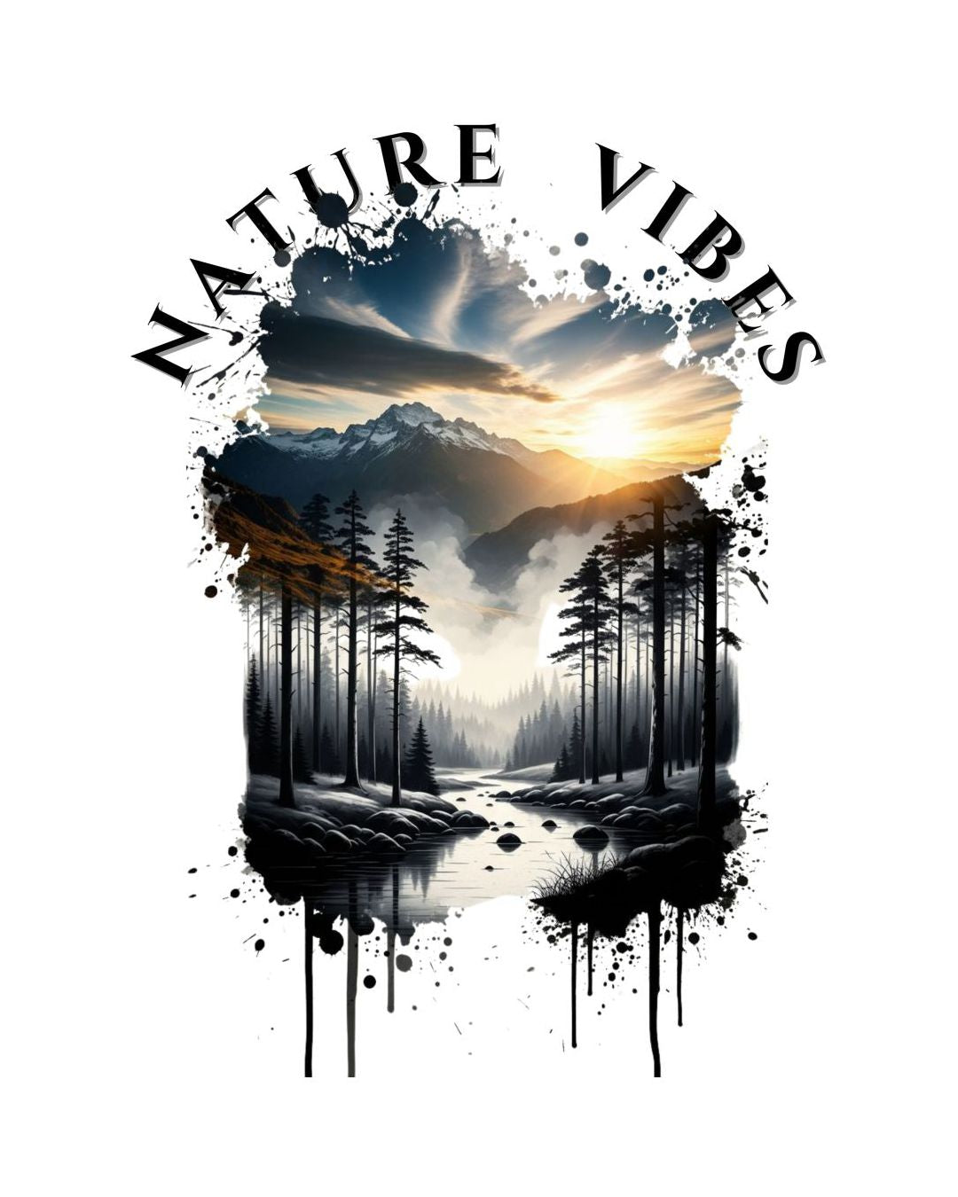 Nature Vibes Oversized Fit T-Shirt