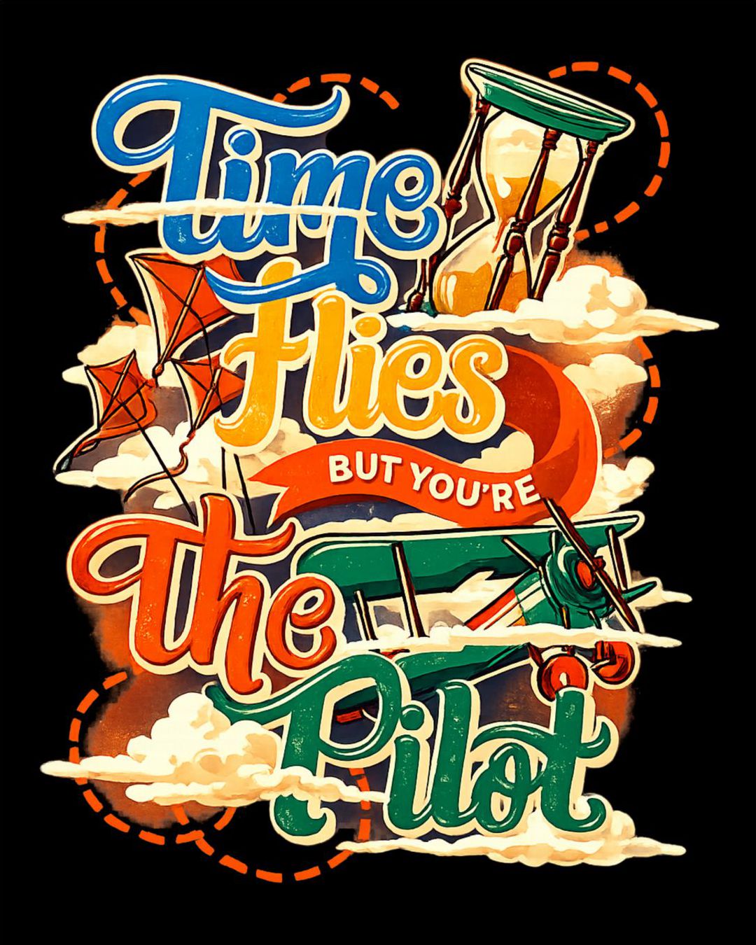 Be the Pilot Oversized Fit T-Shirt