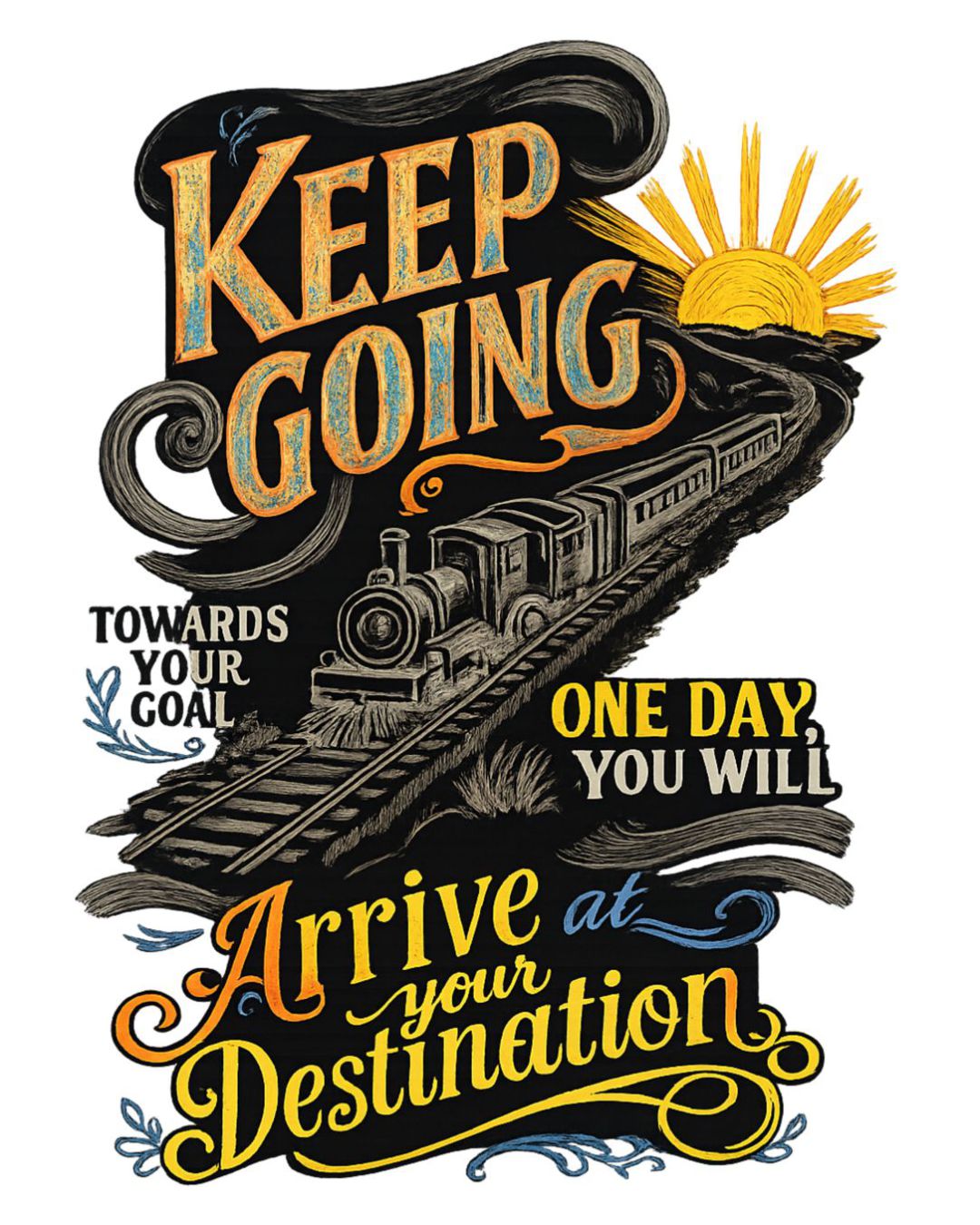 Keep Going Oversized Fit T-Shirt