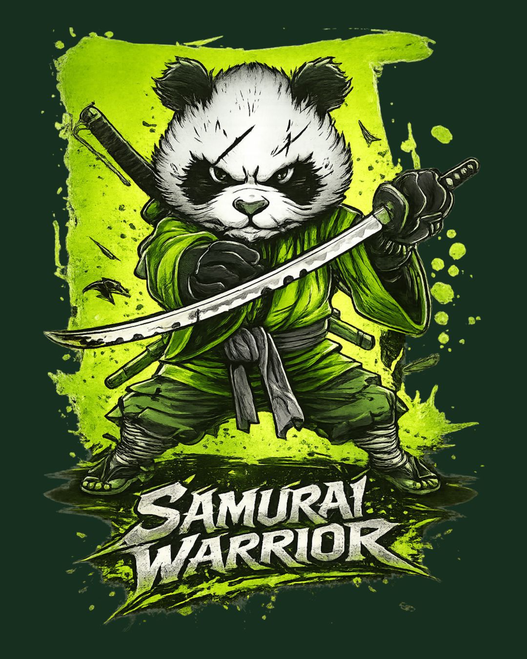 Zen Warrior Oversized Fit T-Shirt