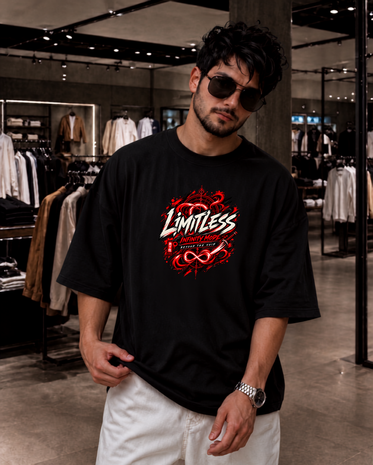 Satoru Limitless Oversized Fit T-Shirt