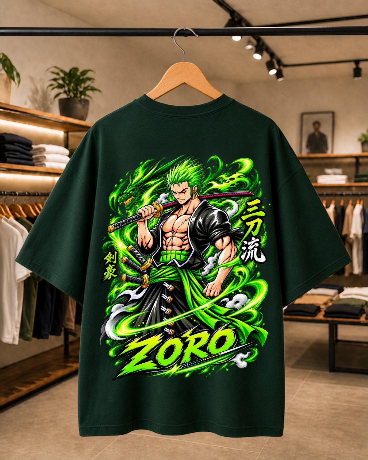 Dragon Fang Zenkai Oversized Fit T-Shirt