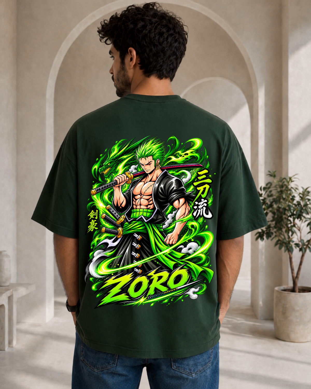 Dragon Fang Zenkai Oversized Fit T-Shirt