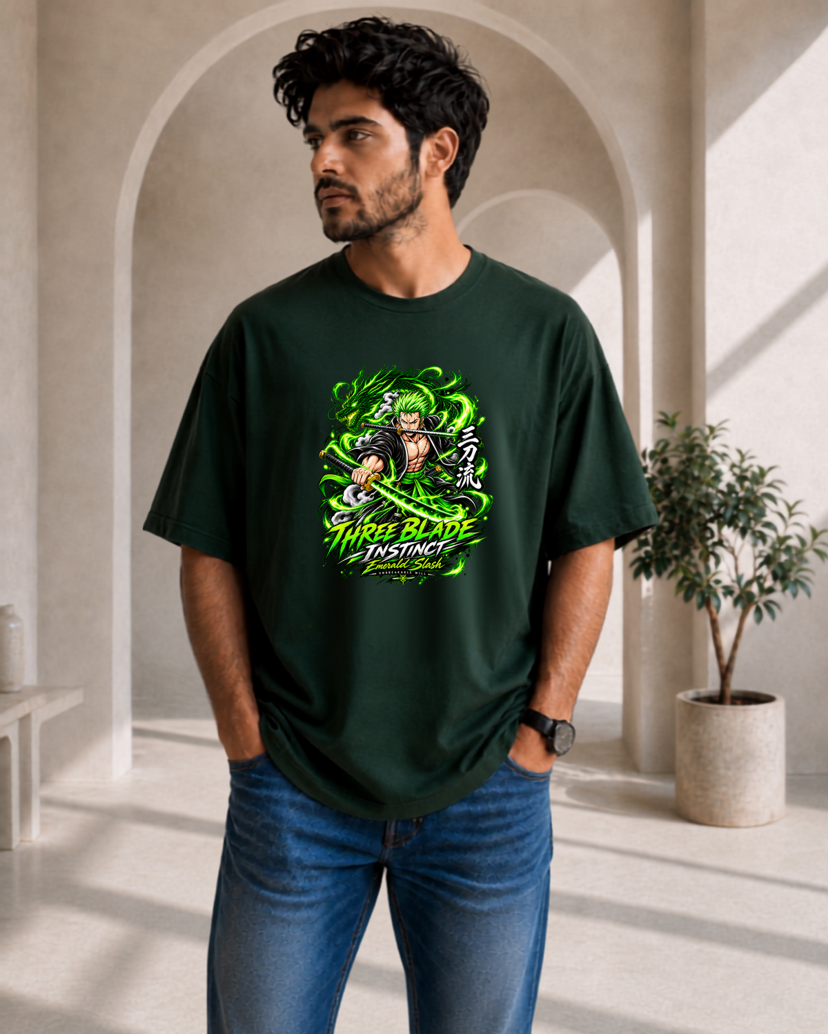 Dragon Fang Zenkai Oversized Fit T-Shirt