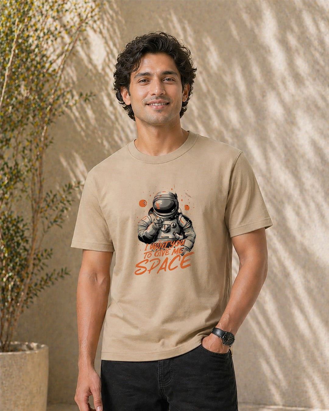Give Space Regular Fit T-Shirt