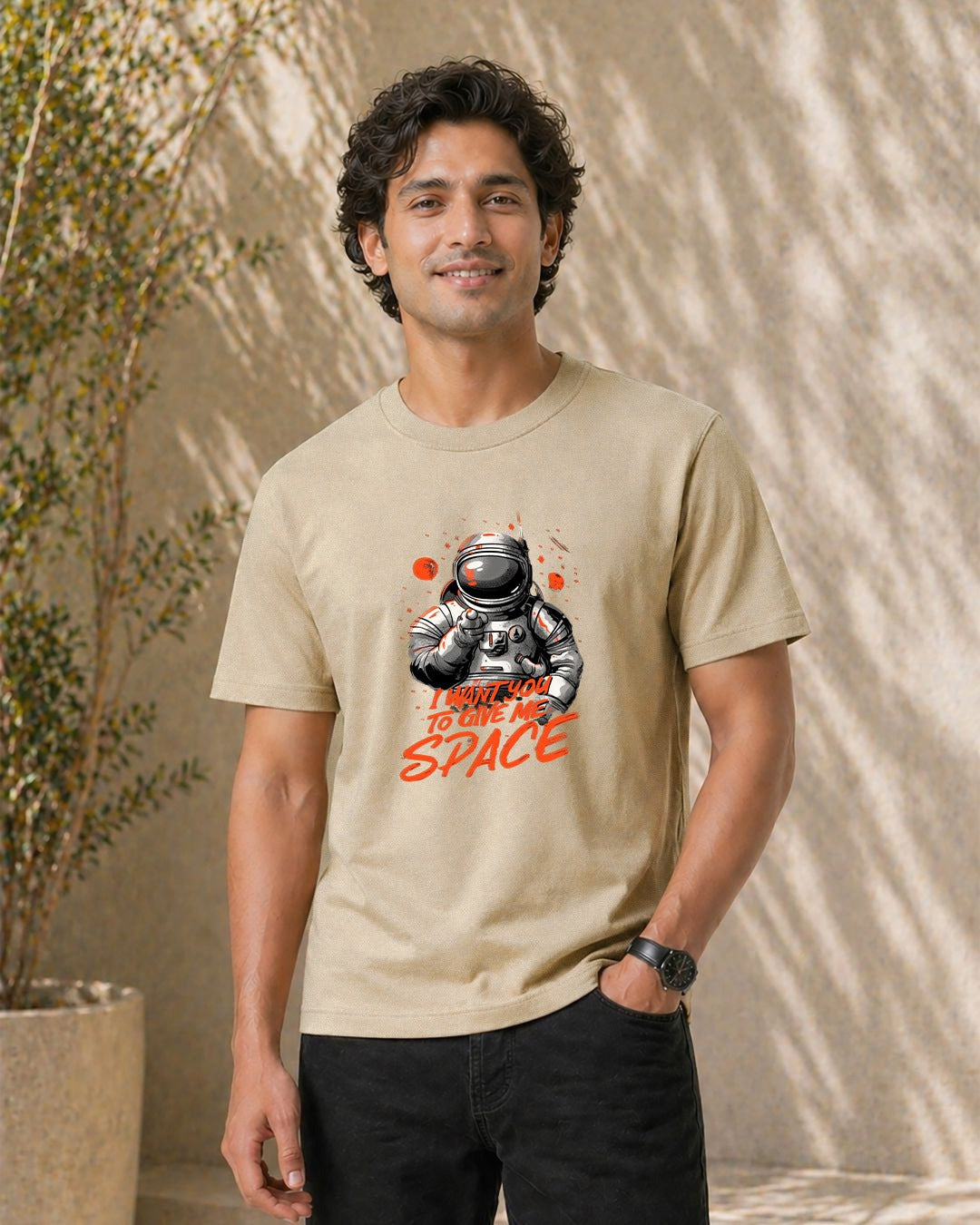 Give Space Regular Fit T-Shirt