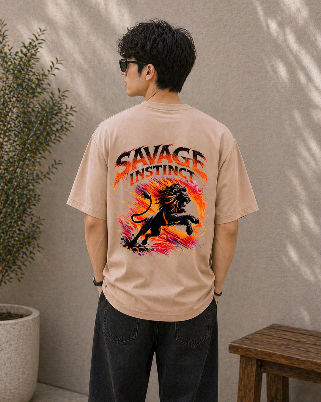 Alpha Rage Oversized Fit T-Shirt