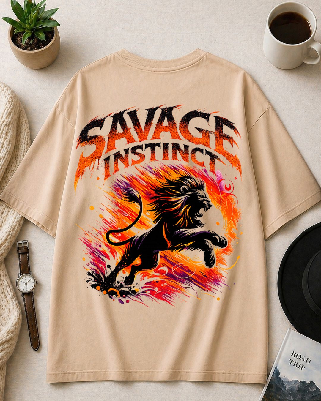 Alpha Rage Oversized Fit T-Shirt