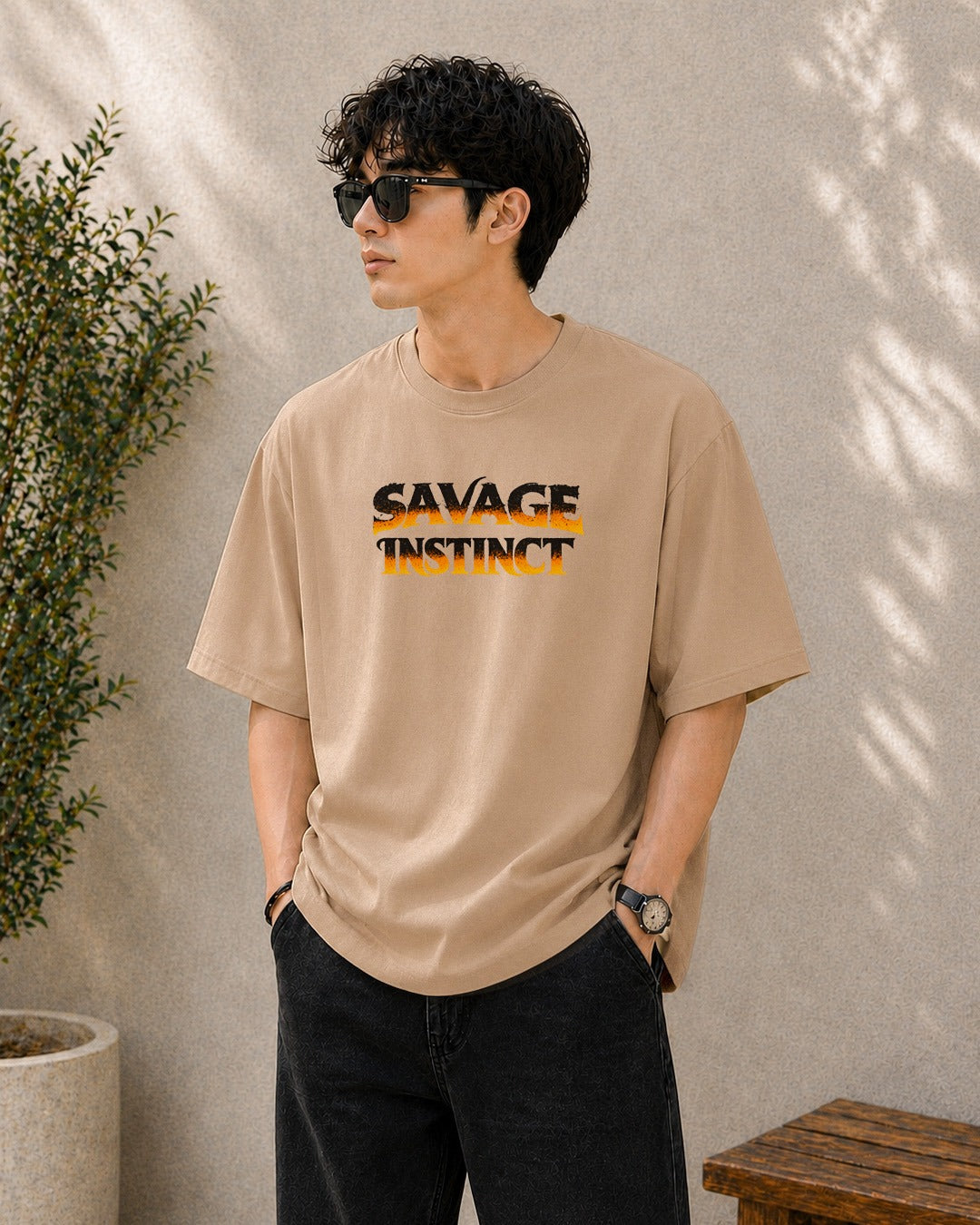 Alpha Rage Oversized Fit T-Shirt