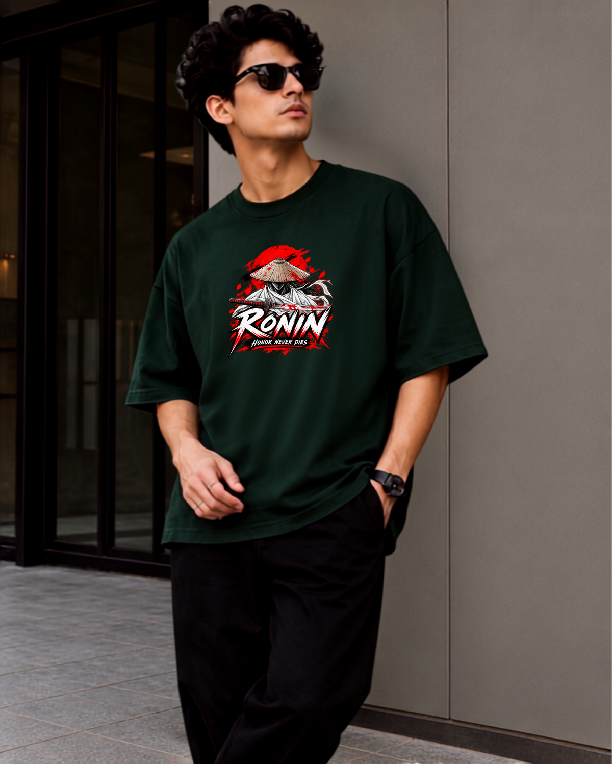 Blood Moon Ronin Oversized Fit T-Shirt