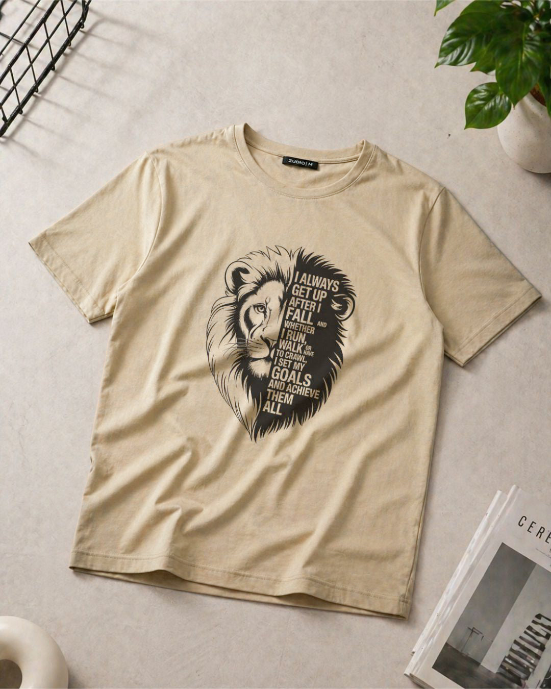 Lion Mindset Regular Fit T-Shirt