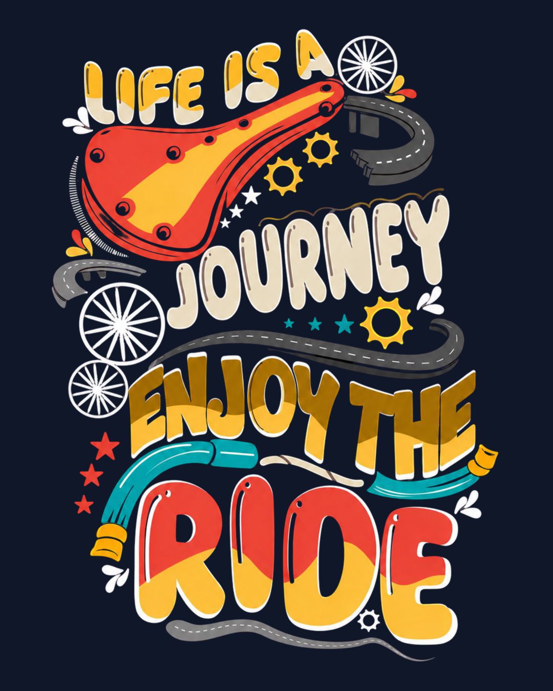 Life Journey Regular Fit T-Shirt