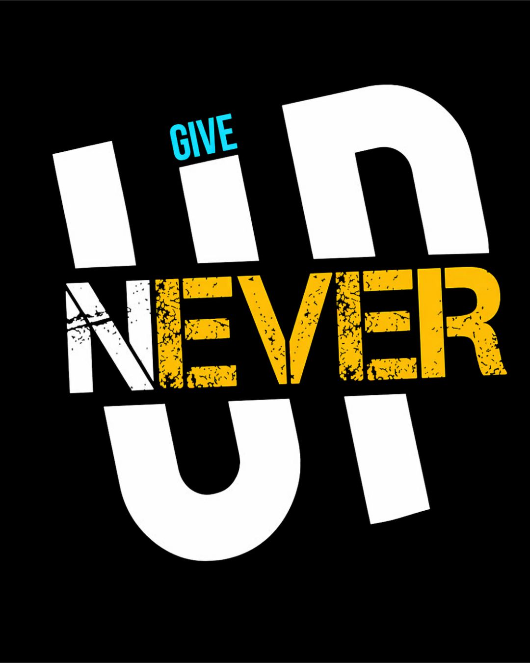 Never Quit Premium Oversized Fit   T-Shirt